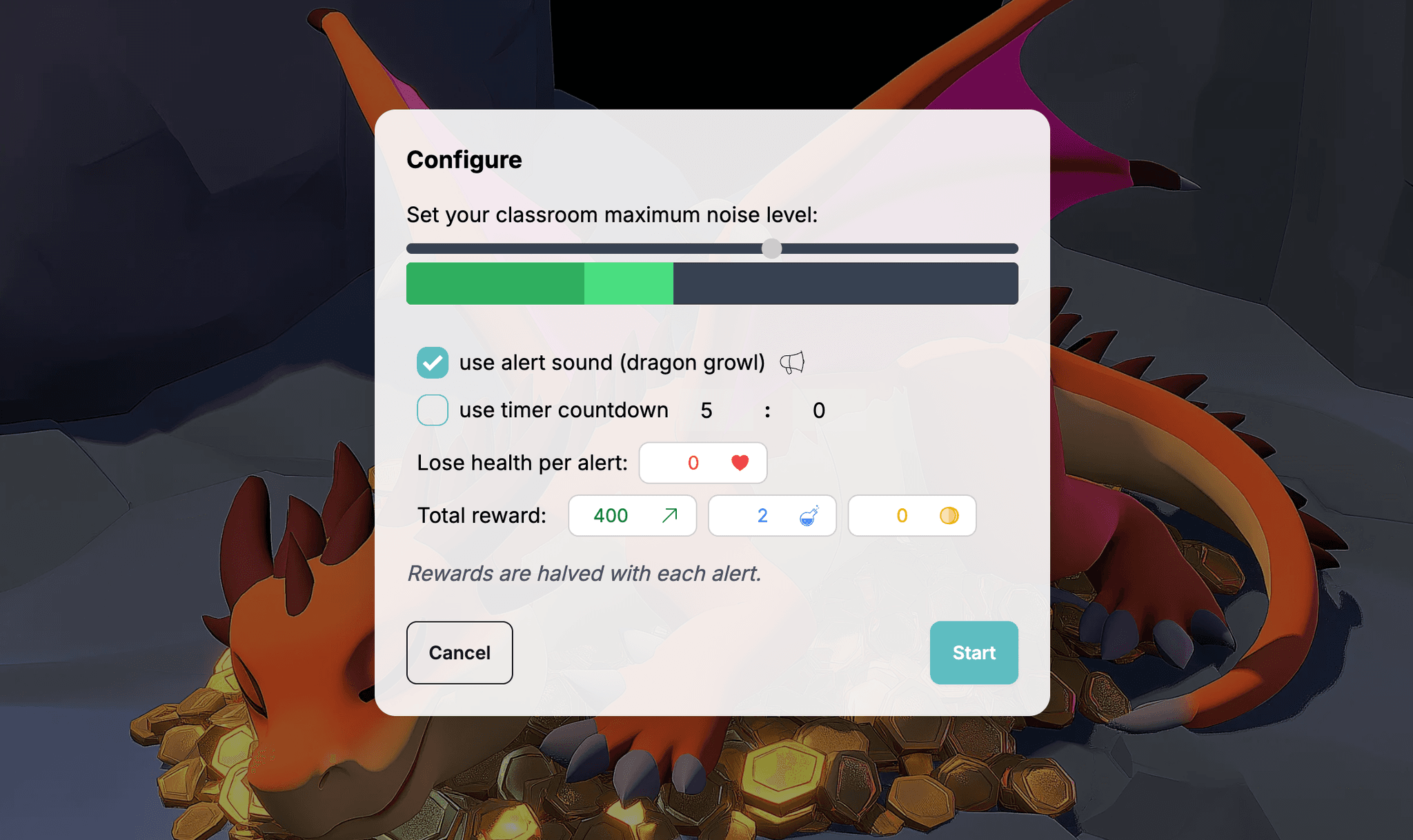 Configuració del Repte del Silenci