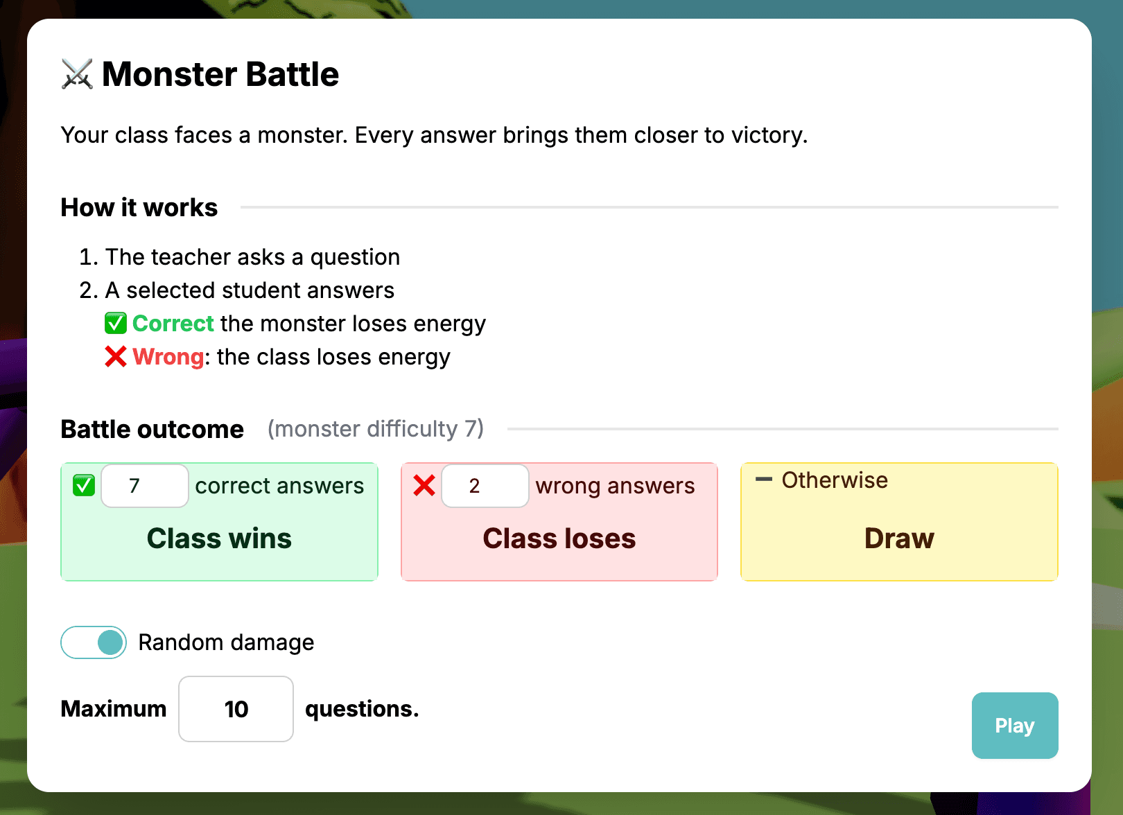 La Batalla de Monstres ara és una Aventura de Classe amb recompenses!